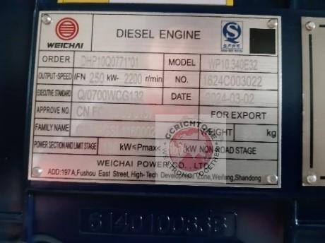 Дизельный двигатель WEICHAI WP10.340E32